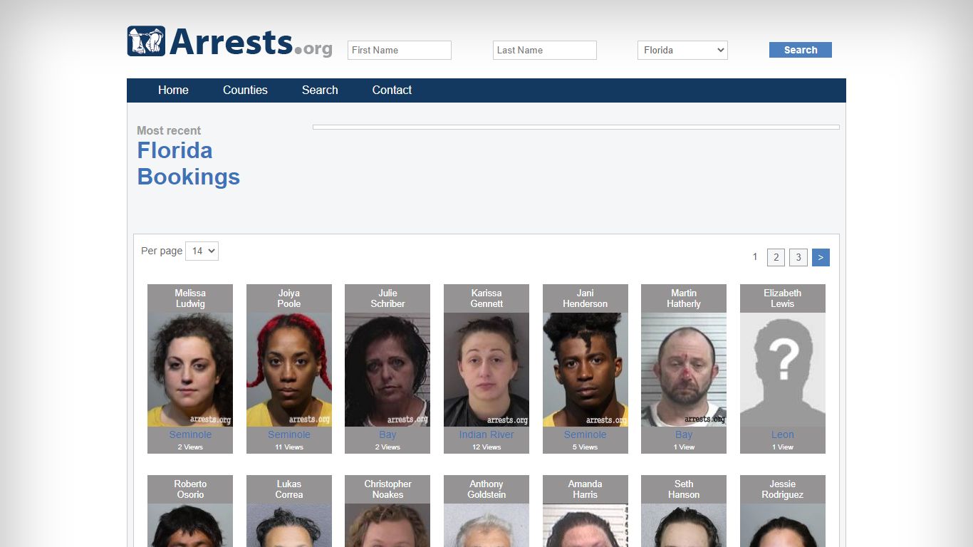 Florida Arrests and Inmate Search